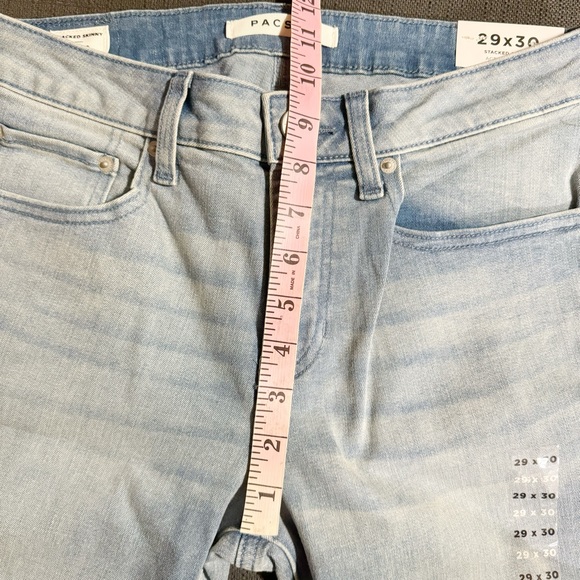 Pacsun NWT Stacked Skinny Jeans in Antique Light Wash Size 29 x 30 - Picture 12 of 13